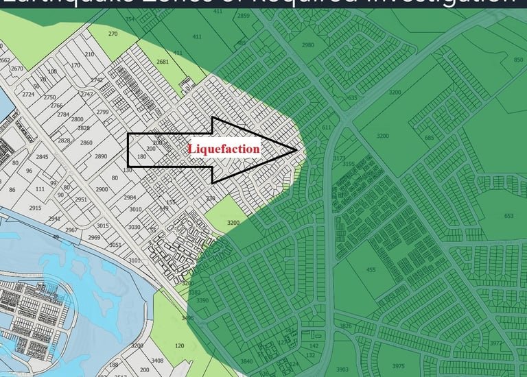 Field work for a liquefaction study